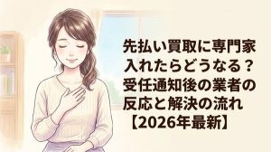 先払い買取に専門家を入れたらどうなる？受任通知後の業者の反応と解決の流れ【2026年最新】