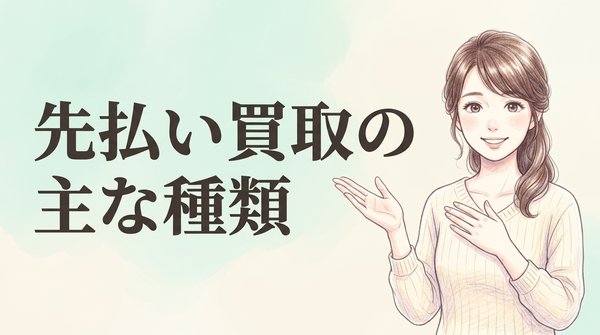先払い買取の主な種類