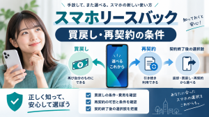 スマホリースバックの買戻しと再契約を確認する項目