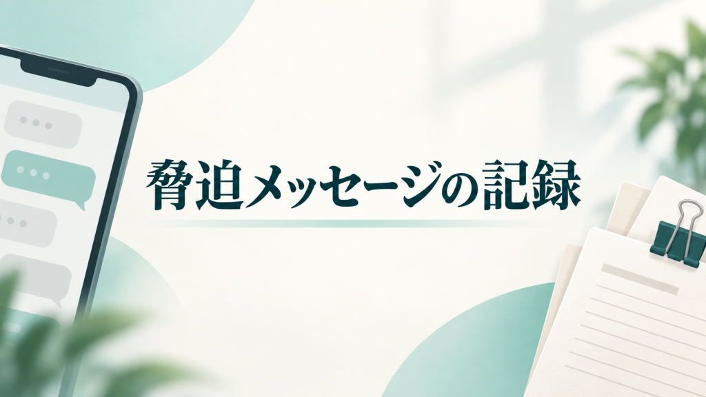先払い買取の脅しのようなメッセージを保存する手順